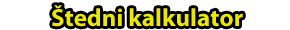 Štedni kalkulator